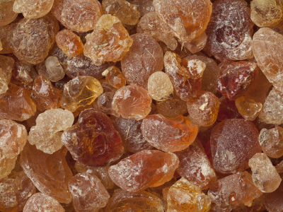 Gum arabic resin